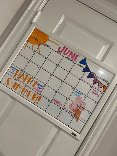 Dry Erase Board Calendar Ideas June, Cute Dry Erase Calendar Ideas, Bedroom Calendar Ideas, June Dry Erase Board Ideas, Aesthetic Whiteboard Calendar, Cute Whiteboard Calendar Ideas June, May Calendar 2024 Aesthetic Whiteboard, June Dry Erase Calendar Ideas, May Dry Erase Calendar Ideas