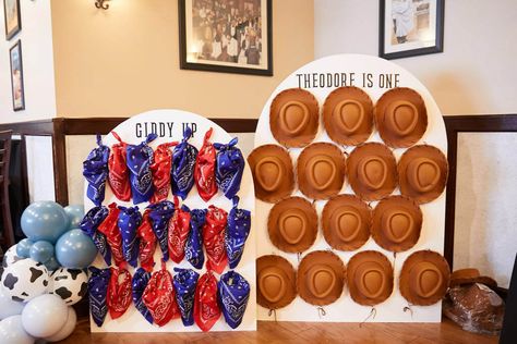 Rodeo First Birthday Party, Rodeo First Birthday, Rodeo 1st Birthday, Cowboy First Birthday, Cowboy Themed Birthday Party, 1st Birthday Party Ideas, Baby First Birthday Themes, Rodeo Birthday Parties, Cowboy Theme Party