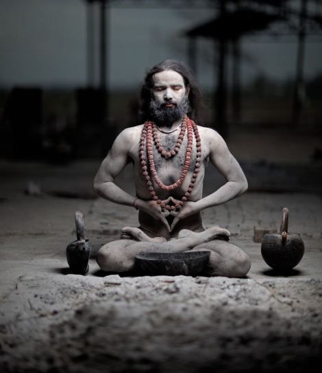 A master yogi performing meditation in ' Yoni mudra' (Attitude of the womb or source).This mudra makes the body and mind more stable in meditation and develops greater concentration. awareness and  internal physical relaxation. Read the complete an article to know more about  'Yoni mudra'. Meditation Posture, Yoga Ashtanga, Lotus Pose, Tai Chi Chuan, Yoga Posen, Human Ashes, Yoga Photography, Kundalini Yoga, Pranayama