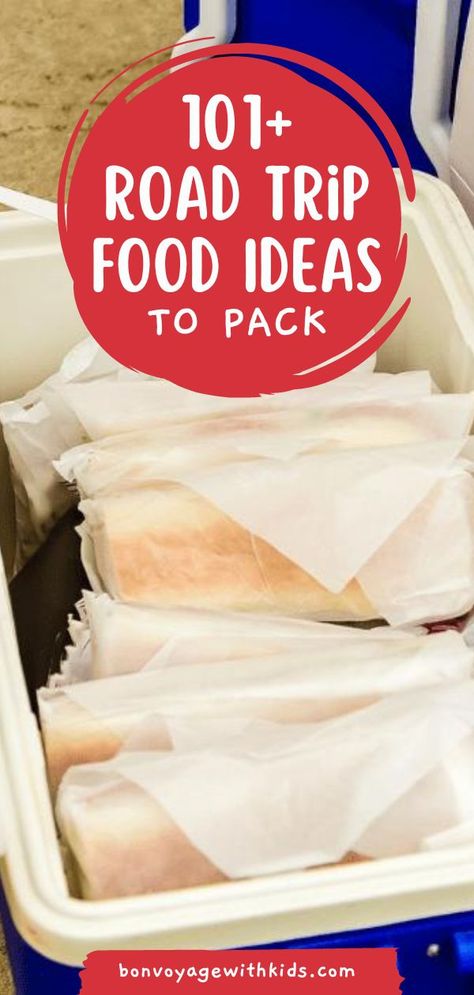 If you are looking for ideas for meals and snacks to pack for a road trip, this post is for you. You will find a plan for road trip breakfasts, lunches, dinners, and snacks. Bringing your own road trip meals is a lifesaver, especially when trying to do family travel on a budget! Car Trip Food, Easy Travel Food, Road Trip Food Ideas, Healthy Road Trip Food, Trip Food Ideas, Vacation Snacks, Healthy Travel Food, Road Snacks, Easy Picnic Food