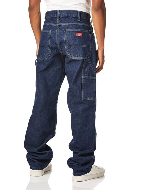 *Hammer loop and dual tool pocket
*Heavy duty brass zipper
*Triple stitched seams
*Straight leg opening Carpenter Jeans Outfit Men, Jeans Outfit Men, Streetwear Clothes, Dickies Pants, Carpenter Pants, Carpenter Jeans, Jean Outfits, Everyday Wear, Shoes Accessories