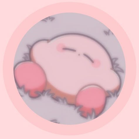 Aesthetic Kirby Pfp, Cute Kirby Art, Aesthetic Kirby Wallpaper, Pink Character Pfp, Kirby Profile Picture, Cute Kirby Pfp, Kirby Core, Kirby Icon, Kirby Aesthetic