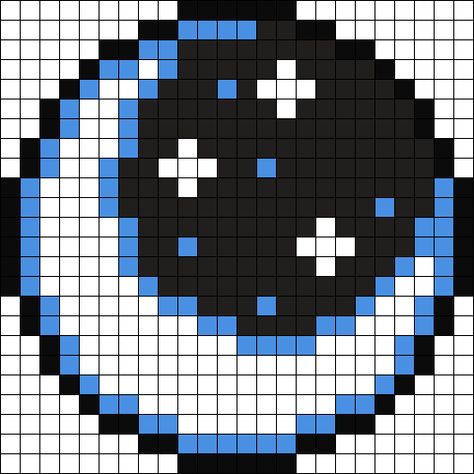 Sun And Moon Perler Bead Pattern, Perler Bead Moon And Stars, Pagan Perler Bead Patterns, Moon Bead Pattern, Crescent Moon Perler Bead Pattern, Saturn Perler Beads, Beaded Moon Pattern, Planet Perler Bead Patterns, Sun And Moon Perler Beads