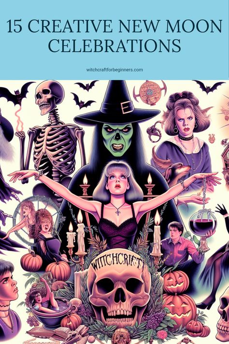 Discover 15 unique ways to mark the New Moon and connect with your inner witch. From setting intentions to performing calming rituals, each suggestion embraces the magic of the night sky. Engage with nature through moonlit walks or create your own potion during this enchanting time. Yoga under the stars or reading witchcraft books could enhance your lunar celebration. Embracing these mystical practices can lead to greater spiritual awareness and enhance your witchcraft journeys, making this New Moon special and memorable. Witchcraft Movie, Witchcraft Shop, Wiccan Sabbats, Spells And Rituals, Pagan Festivals, Mojo Bags, Setting Intentions, Witchcraft Spells, Traditional Witchcraft