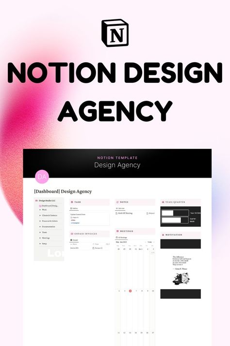 Revolutionize your design business with our all-in-one Notion template. Designed specifically for small design agencies. Download this Notion template now. Business Dashboard, Notion Template, Small Design, Dashboard Design, Design Business, Design Agency, Your Design, Small Designs, Business Design