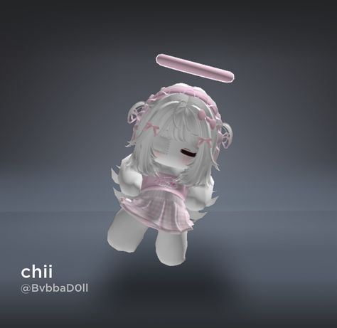 Mini Avatar Roblox Cute, Roblox Mini Plushie Avatar, Mini Plushie Roblox Avatar Ideas, Mini Roblox Avatar, Kawaii Roblox Avatar Ideas, Roblox Plush, Roblox Books, Avatar Babies, Roblox Profile