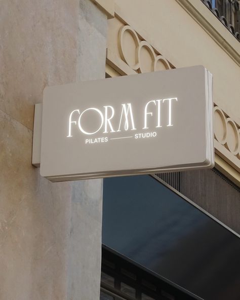 Brand Identity design for Form Fit, a pilates studio. brief by: @briefclub 🤍 At Designs by Gabi, we create bespoke, delightful, memorable visual identity designs that truly represent your business values and connect with high-end customers. If you're ready to LEVEL UP inquiry from the link in bio! Let's create a brand identity you'll be proud of! . . . #pilates #wellness #pilatesstudio #pilateslovers #coachlife #wellness #wellnessbrand #pilatesbranding #entrepreneurship #succesfulwomen ... Submark Logo Ideas, Pilates Branding Design, Pilates Studio Logo, Pilates Branding, Pilates Studio Design, Pilates Logo, Business Values, Creative Business Logo, Yoga Branding