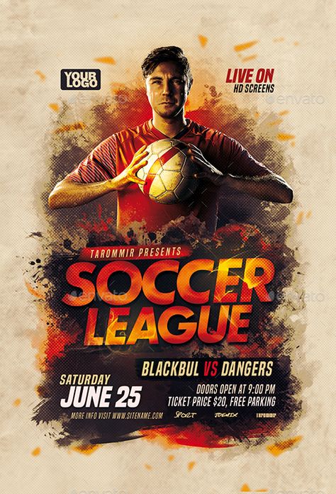 Soccer Flyer Design, Sports Day Poster, Soccer Posters, Football Academy, Mad Design, Sports Academy, Business Flyer Design, Cricket Poster, Sports Design Ideas