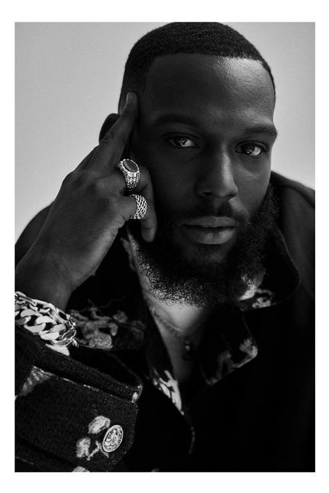 Ralph Angel, Kofi Siriboe, Fantasy Future, Jewelry Modeling, Modeling Pics, Artists Photography, Men's Portrait Photography, Male Portrait Poses, Men Fashion Photoshoot