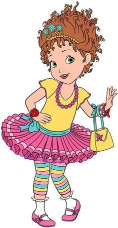 Clip art of Disney's Fancy Nancy #fancynancy Fancy Nancy Costume, Fancy Nancy Clancy, Fancy Birthday Party, Fancy Nancy Party, Fancy Nancy, Svg Kids, Drawing Templates, Tiny Dancer, Character Wallpaper