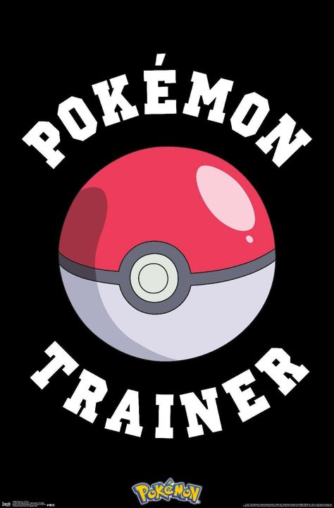 Pokémon - Trainer Pokemon Room, Pokemon Poster, Pokemon Birthday Party, Pokemon Party, Pokemon Birthday, Kids Wall Decor, Trends International, Pokemon Trainer, Wall Poster