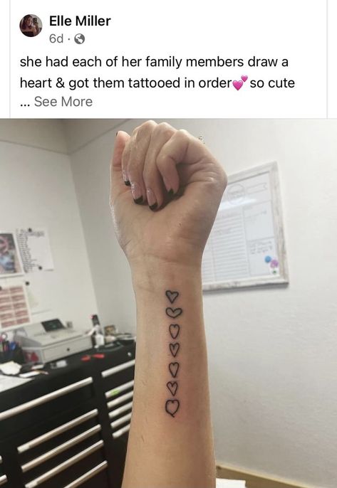 3 Way Tattoo, Mother And Sister Tattoos, Hanna Tattoos, Cute Little Tattoos, Subtle Tattoos, Dream Tattoos, Little Tattoos, Dope Tattoos, Simplistic Tattoos