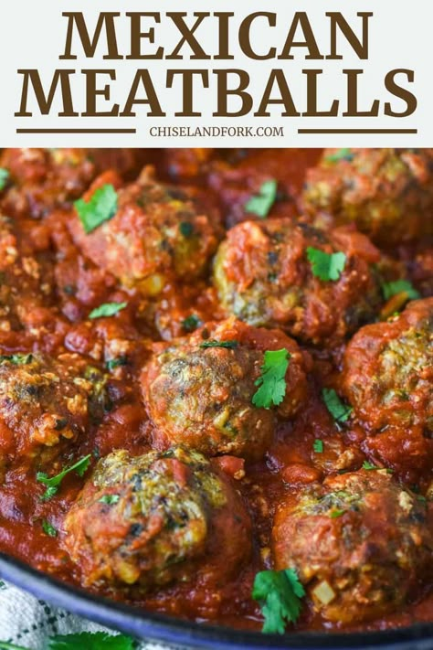 Meatball Chili, Meatballs Sauce Recipe, Tomato Sauce For Meatballs, Mexican Meatballs, Meatball Recipes Crockpot, Meatballs And Rice, Mexican Pork, Paprika Sauce, Meatball Sauce