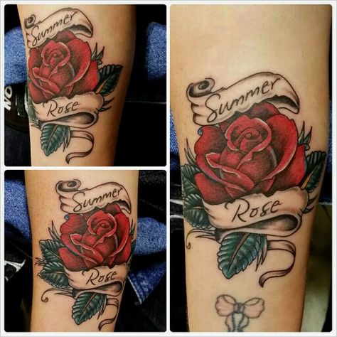 Rose and scroll tattoo by me Scroll Tattoo Designs, Scroll Tattoo, Scroll Tattoos, Rose Tat, Romantic Questions, About Rose, Rose Tattoos, Tattoo Stencils, Rose Tattoo