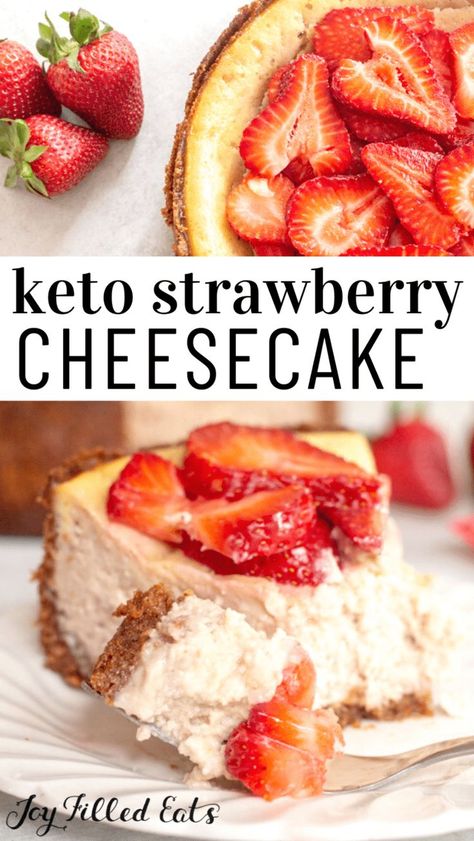 Fathead Rolls, Keto Strawberry Cheesecake, Dinner Recipes Healthy Low Carb, Strawberry Cheesecake Recipe, Low Fat Low Carb, Low Carb Low Fat Recipes, Joy Filled Eats, Low Carb Low Sugar, Best Low Carb Recipes