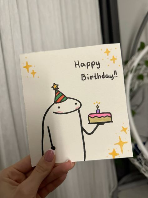 Birthday Card Guy Friend, Funny Birthday Card Drawings, Cool Homemade Birthday Cards, Stitch Birthday Card Ideas, Funny Cards For Friends Birthday, Funny Birthday Cards For Best Friends, What To Write In A Birthday Card, Silly Birthday Cards, Birthday Card Ideas For Boys