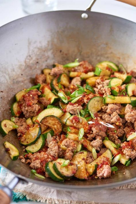 Keto Dinner Recipes - Easy Low Carb Meals | Kitchn Pork Zucchini Stir Fry, Mince Dinner Ideas, Zucchini Stir Fry, Pork Stir Fry Recipes, Quick Dinner Recipes Healthy, Best Zucchini Recipes, Ground Pork Recipes, Healthy Low Carb Dinners, Mapo Tofu