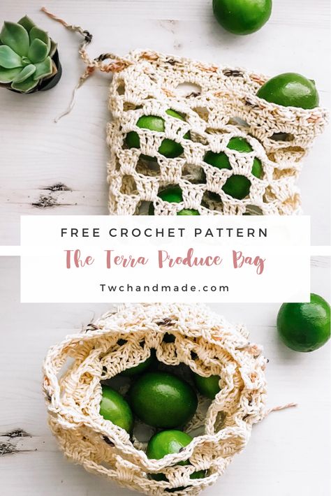 Crochet Patterns Quick Easy, How To Crochet A Market Bag, Eco Friendly Crochet, Crochet Eco Friendly, Eco Friendly Crochet Projects, Crochet Potato Bag, Plastic Bag Crochet Projects, Good Crochet Gifts, Crochet Food Bag