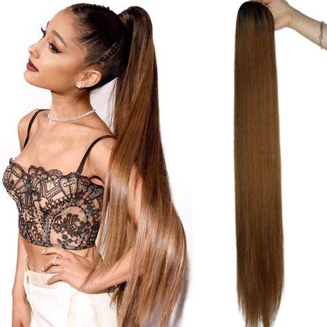 Hip Length Hair, Fake Ponytail, Pony Tail Hair, Clip In Ponytail Extensions, Short Hair Ponytail, Hair Accessories Bun, Double Ponytail, Ponytail Hair Piece, Ponytail Wig