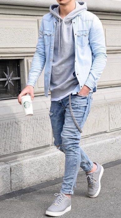 Mens Fall Outfits, Jeans Outfit Spring, Jeans Outfit Men, Mens Casual Outfits Summer, Trendy Mens Fashion, Stylish Men Casual, Streetwear Mode, Fall Outfits Men, Mens Casual Dress Outfits