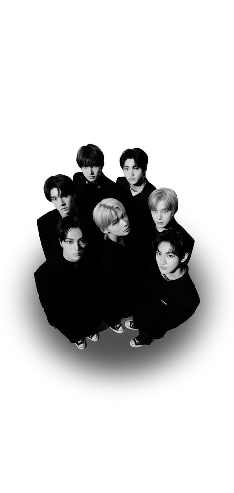 Bnw Wallpaper Aesthetic, Enhypen Cartoon Wallpaper Aesthetic, Enhypen White Wallpaper Aesthetic, Enha Black And White, Wallpaper Enyphen, Enhypen Black Wallpaper Ot7, Enhypen Ot7 Black And White, Black Aesthetic Wallpaper Enhypen, Enyphen Wallpaper Lockscreen