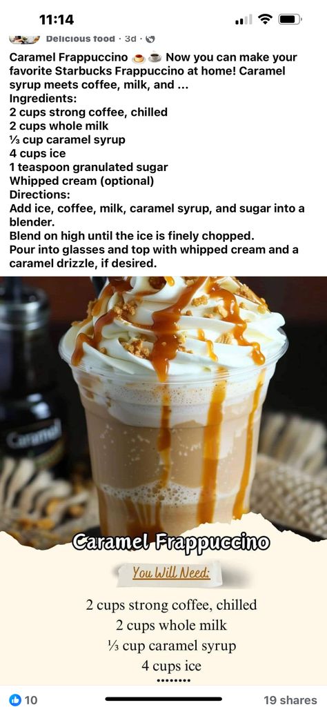 Coffee Ideas Recipes, Cold Coffee Drinks Recipes, Homemade Coffee Creamer Recipe, Pumpkin Spice Drinks, Christmas Drinks Recipes, Easy Party Desserts, Milkshake Flavours, Homemade Coffee Creamer, Frappe Recipe