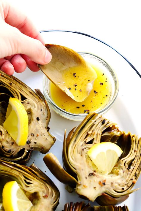 Roasted Artichokes, Roasted Artichoke, Vegetable Side Dish, Gimme Some Oven, Good Roasts, Artichoke Recipes, Makanan Diet, God Mat, Vegetable Side