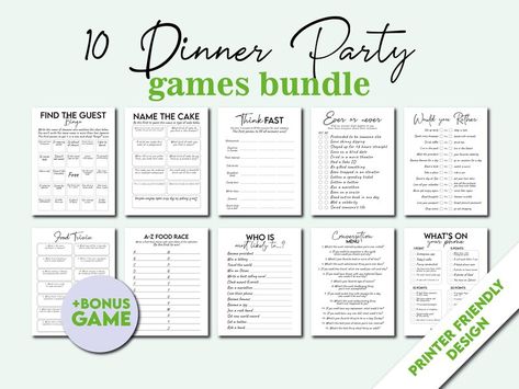 Table Party Games, Dinner Party Games For Adults, Dinner Party Questions, Adult Ice Breakers, Dinner Party Activities, Dinner Table Party, Dinner Party Starters, Icebreaker Games, Icebreaker Questions