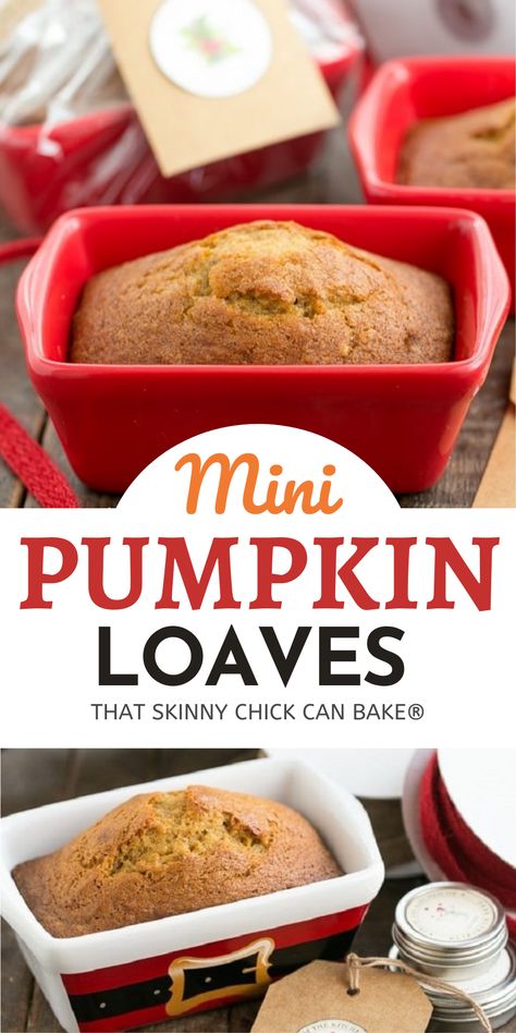 Pumpkin Bread In Mini Loaf Pans, Mini Pumpkin Bread Loaves Recipes, Small Pumpkin Bread, Pumpkin Bread Mini Loafs, Small Pumpkin Bread Loaves, Mini Pumpkin Bread Recipe, Mini Loaves Pumpkin Bread, Mini Pumpkin Bread Loaves Gifts, Mini Pumpkin Loaf Recipe