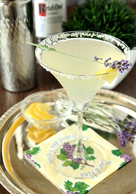 Lavender Lemonade Martini Cocktail | Creative Culinary Lemonade Martini, Cointreau Cocktail, Campari Cocktail, Lavender Cocktail, Colorado Food, Lavender Recipes, Lemon Drop Martini, Refreshing Cocktail, Lavender Lemonade