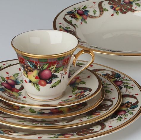 Lenox Holiday Tartan Christmas China Patterns, Holiday China, Holiday Dinnerware, Lenox Holiday, Melamine Dinnerware Sets, Christmas China, Lenox China, Christmas Dinnerware, Grilling Gifts