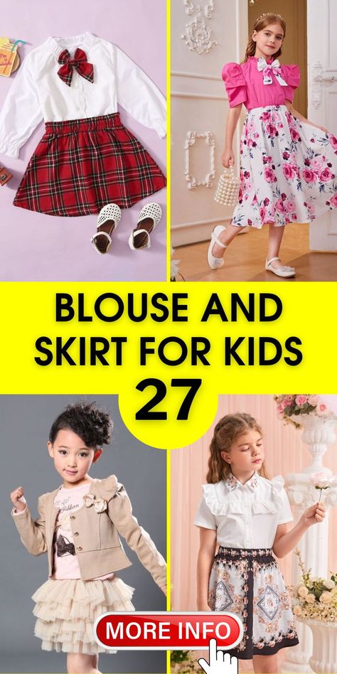 Elevate your child's wardrobe with our blouse and skirt for kids. Each set showcases Hausa Ankara designs, blending traditional looks with modern designs latest. Perfect for any festive occasion or party wear. Shifon Blouse Designs, Lace Skirt And Blouse Styles, Ankara And Lace, Latest Lace Styles, Skirt For Kids, Lace Skirt And Blouse, Party Wear Traditional, Styles Ankara, Skirt Styles