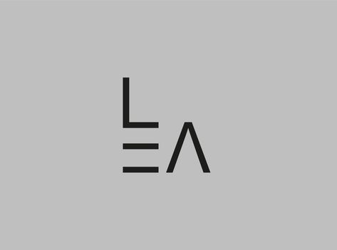 LEA – Logo Design by Lea Schwegler Different Clothing Brand Logos, Clothe Brand Logo Design, Led Logo Design, Le Logo Design, L Monogram Logo, La Logo Design, Ll Logo, Pilates Logo, Minimal Logo Design Inspiration