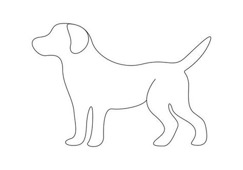 Dog drawing vector using continuous single one line art style isolated on white background. 6637744 Vector Art at Vecteezy Dog Outline Drawing, Drawing Pro, One Continuous Line Drawing, Dog Line Drawing, Dog Outline, Line Art Style, Dog Line, One Line Art, Drawing Vector