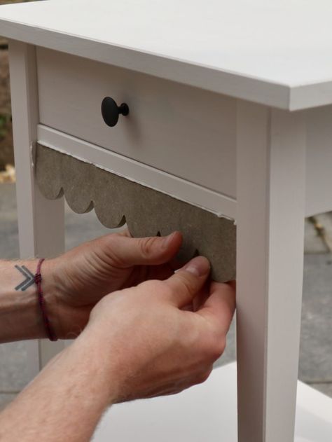 Ikea Chest Of Drawers Hack, Ikea Hemnes Drawers, Hemnes Bedside Table, Diy Bedside Table, Ikea Hemnes Hack, Bedside Table Ikea, Ikea Chest Of Drawers, Ikea Nightstand, Chest Of Drawers Makeover