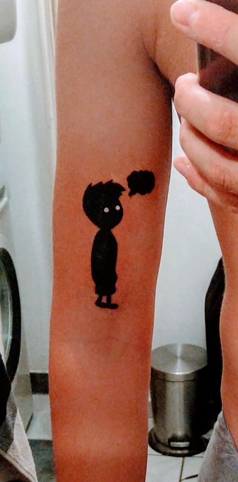 I just got a small Limbo tattoo on my left biceps. Absolutely love it. Check out the game if you don't know it btw.! Love Small Tattoo, Limbo Tattoo, R Tattoo, Professional Tattoo, Design Tattoo, Small Tattoo, Tattoos Ideas, Best Tattoo, Tattoo On