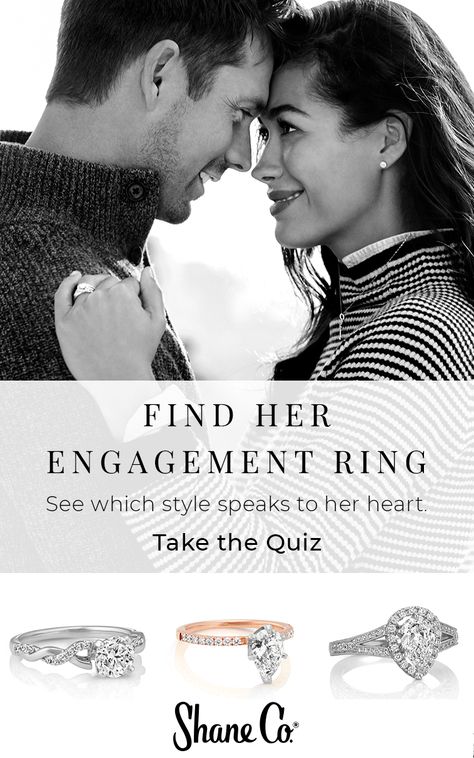 What does your dream engagement ring look like? Take this quiz to find the engagement ring styles you’ll love for a lifetime. From classic solitaire designs to glamorous halo styles and more, discover the engagement rings that match your personality and personal style. Style Of Engagement Rings, Engagement Ring Quiz, Bohemian Style Gown, Engagement Ring Style, Dream Engagement Ring, Types Of Gowns, Wedding Alters, Dream Wedding Ring, Traditional Gowns