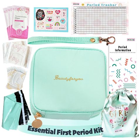 Teen Period Kit, Period Bags, Period Starter Kit, Period Party, Period Supplies, First Period Kits, Pad Storage, Period Kit, Period Pads