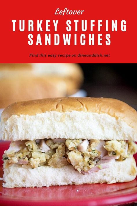 Turkey And Stuffing Sandwich, Turkey Stuffing Sandwich Recipes, Leftover Turkey And Dressing Casserole, Leftover Turkey Panini, Leftover Turkey And Stuffing, Leftover Turkey Sandwich Thanksgiving, Stuffing Sandwich, Leftover Turkey And Stuffing Recipes Thanksgiving Casserole, Turkey A La King Thanksgiving Leftovers