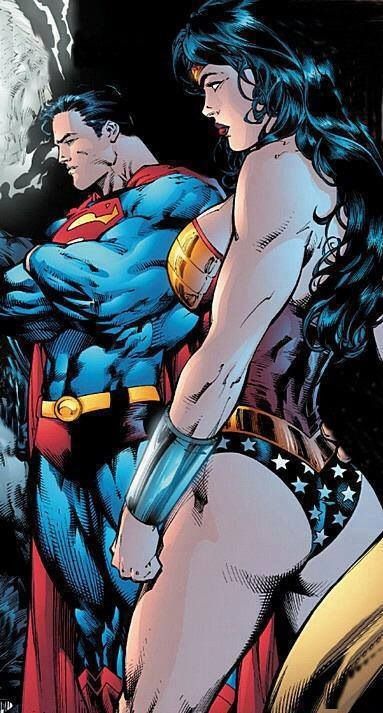 Dat ass lol Superman And Wonder Woman, Wonder Woman Art, Superman Man Of Steel, Superman Art, Univers Dc, Superman Wonder Woman, Arte Dc Comics, Dc Comics Artwork, Dc Comics Characters