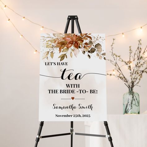 Kitchen Tea Welcome Board, Bridal Shower Welcome Board, Welcome Board, Shower Foam, Tea Party Bridal Shower, Bridal Shower Theme, Kitchen Tea, Bridal Shower Games, Bride To Be