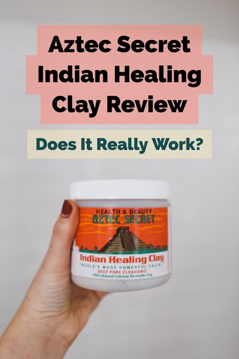 Indiana Healing Clay Mask, Diy Mud Mask Recipes, How To Use Indian Healing Clay Mask, Indian Clay Face Mask, Healing Face Mask Diy, Indian Clay Mask Before And After, Indian Healing Clay For Hair, Clay Facial Mask, Indian Healing Clay Benefits