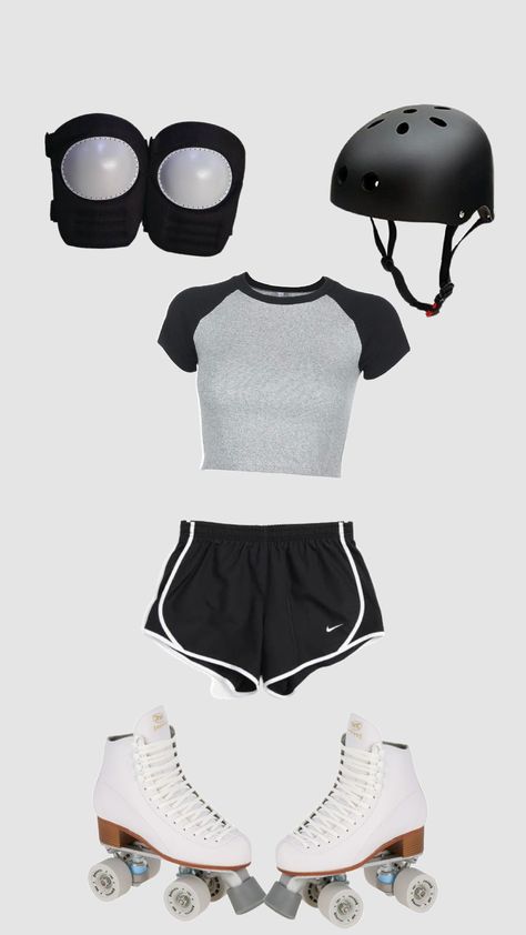 roller skating ootd Cute Skating Rink Outfits, Roller Rink Outfit Ideas, Cute Roller Skating Outfits, 80s Roller Skating Outfit, Roller Skating Outfit, Roller Skating Outfits, Roller Rink, Outfit Png, Skating Rink