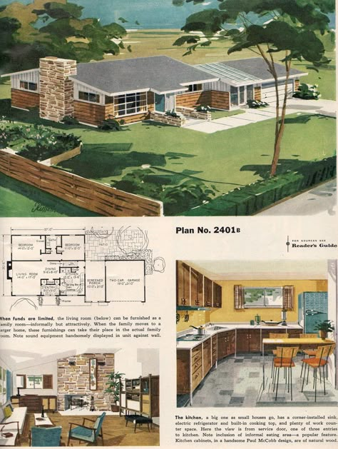 1959 | Ethan | Flickr 1970s House Layout, Mid Century Layout, Mid Century Bloxburg House, 1960s Home Interior, Desert Neighborhood, Sims 4 Mid Century House, Sims 4 Mid Century Modern, 1950s Houses, 70s Home Exterior