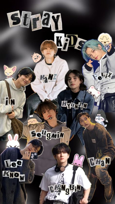 SKZ, stray kids, wallpaper, K-pop, K-pop wallpaper, stray kids wallpaper, Chan, bang Chan, wolf Chan, lee know, leebit, changbin, seo changbin, dwaekki, hyunjin, jiniret, Han, Han jisung, qoukka, feilx, lee feilx, yongbok, bbokkari, Kim seungmin, seungmin, puppyM, i.n, jeongin, FoxI.NY Cool Kpop Wallpapers, Kids Collage, Tapeta Z Hello Kitty, Kids Zoo, Kpop Iphone Wallpaper, Výtvarné Reference, Different Person, Straykids Hyunjin Photoshoot, 17 Kpop