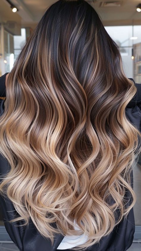 hair hairstyles,hair styles for long hair,hair cut,hair beauty,hair styles for medium hair,hair and skin and nails,hair hairstyling,hair length,hair straightener,hair drawing,hair cuts,hair colors #HairstyleTrends #HairTransformation #CurlyHairRoutine #BraidedHairstyles #HairColorInspiration #HairCareTips #ShortHairStyles #BalayageHair #WeddingHairstyles #HairAccessories #NaturalHair #HealthyHair #LongHairDontCare #MensHair #HairGoals #EasyHairstyles #HairGrowth #UpdoHairstyles #BlondeHair #HairProducts Blonde Ombre Hair Color For Brunettes, Bridal Hair Balayage, Low Maintenance Brunette Balayage Hair, Womens Hair Color, Low Maintenance Balayage, Ombre Hair Color For Brunettes, Hombre Hair, Golden Ombre, Balyage Long Hair