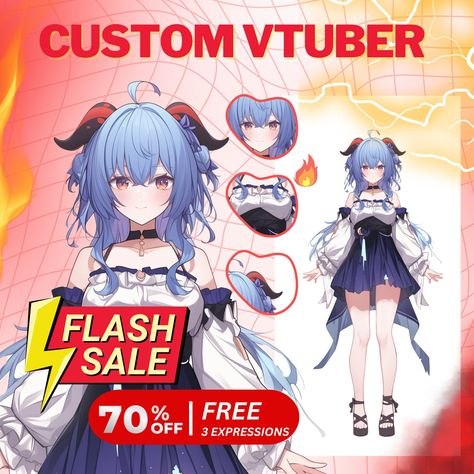 Hello ('｡* ᵕ *｡`) ♡ I'm opening for Live2D Vtuber Model commissions! ♡ LIMITED DISCOUNTS 70% OFF AND FREE 4 EXPRESSIONS ♡ I'm ready to draw with my Vtuber art style, also you can customize art style that you want. I'm really focus on quality and detail of the artwork. --------------------------------------------------------------------------------------------- ⋆｡˚・LIVE2D VTUBER MODEL CUSTOM COMMISSION・ FULL PACKAGE CONTAINS (Vtuber model art + rig) : ✦ Character designing ✦ Illustration ✦ Includ Physics Animation, Designing Illustration, Vtuber Rigging, Model Vtuber, Live2d Model, Vtuber Art, Vtuber Design, Character Designing, Start Streaming