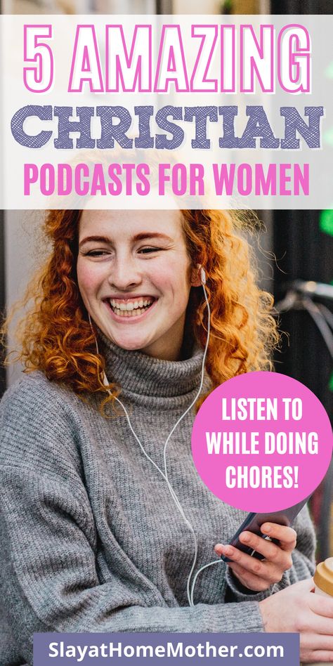 Bible Podcasts For Women, Best Christian Podcasts For Women, Christian Girl Podcasts, Christian Podcasts For Women, Podcasts For Women, Christian Podcasts, Doing Dishes, Motivational Podcasts, Top Podcasts