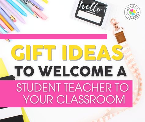 Looking to give your student teacher a welcoming gift? Our Facebook community has tons of amazing suggestions, all listed here for gifts that your student teacher is sure to appreciate! Gift Ideas For Student Teacher, Student Teacher Welcome Gift, Classroom Helpers, College Textbook, Student Teacher Gifts, Welcome To School, Welcome Students, Teacher's Blog, Teaching Career