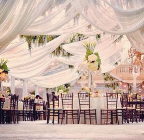 White Dress Wedding, My One And Only, Tent Decorations, Ceremony Decorations, White Wedding Dresses, Dress Wedding, Decor Lighting, One And Only, Tent